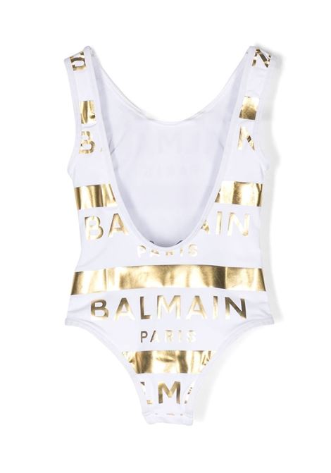 Swimsuit with logo BALMAIN KIDS | BSCA19 Z1172100OR